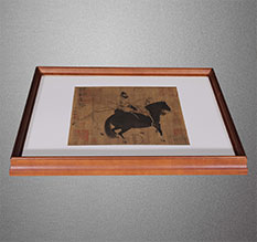 阳原书画装裱配框服务案例